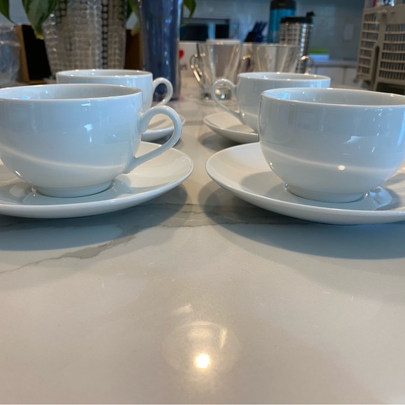 Everyday White Cup & Saucer Set - Picture 2 of 4